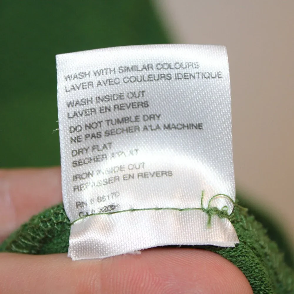 Ganni green textured business casual dress size medium above knee - Picture 5 of 9